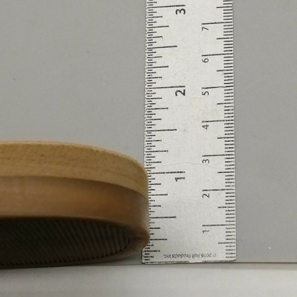 Maurices Womens Pryia Thong‎ Sandal Brown Perforated Studs Flat Heel 7M - Picture 7 of 9